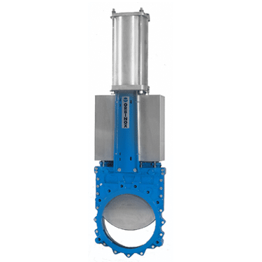 Orbinox AT Model is a Uni-directional split body wafer style knife gate valve